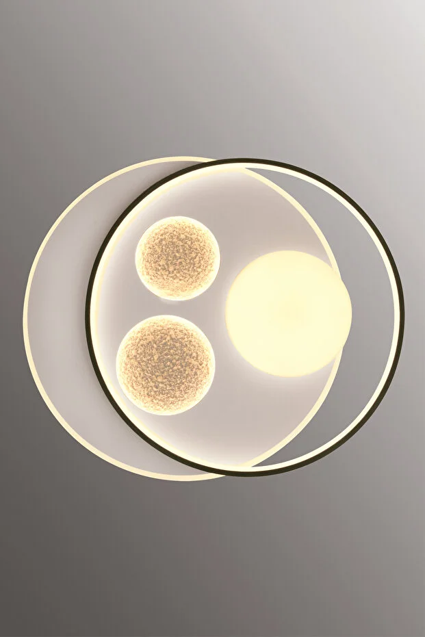 Oscar 50 Cm 3 Renk Işık Özellikli Led'li Modern Salon Mutfak Yatak Odası Avizesi